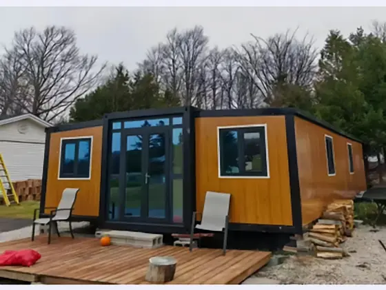 Casa expandible instalada